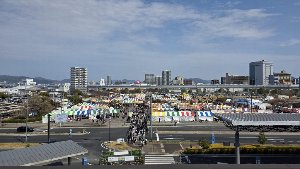 会場の様子（みなと公園）